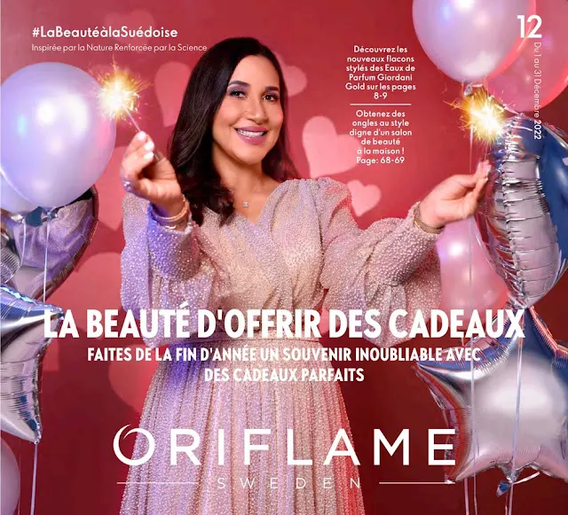 Catalogue Oriflame Maroc OFFRIR DES CADEAUX campagne décembre 2022