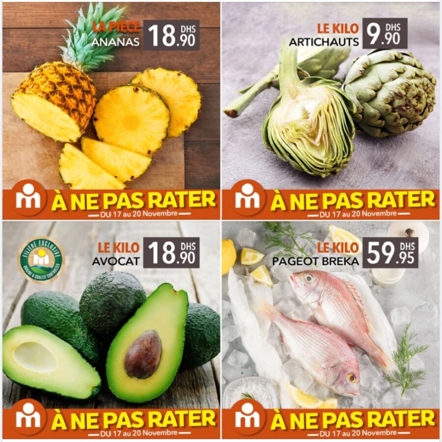 Offres du Week-end chez Marjane Market valable jusqu’au 20 novembre 2022