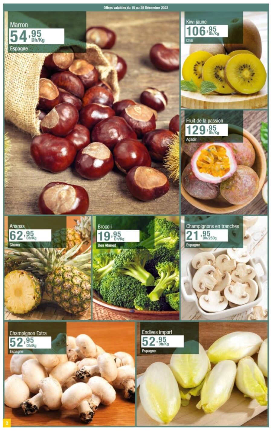 Catalogue Carrefour Gourmet Maroc Vos réceptions gourmet du 15 au 31 décembre 2022
