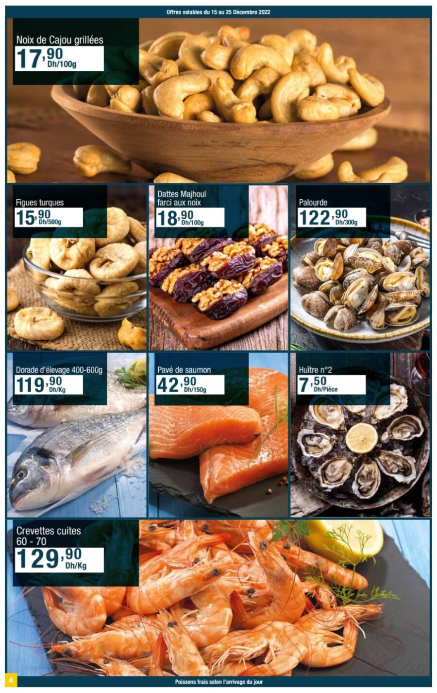 Catalogue Carrefour Gourmet Maroc Vos réceptions gourmet du 15 au 31 décembre 2022