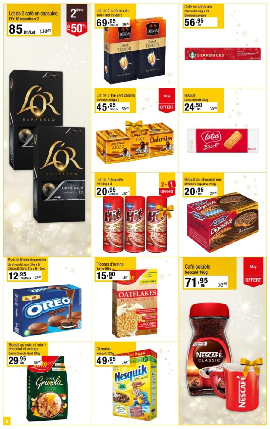 Catalogue Carrefour Gourmet Maroc Vos réceptions gourmet du 15 au 31 décembre 2022