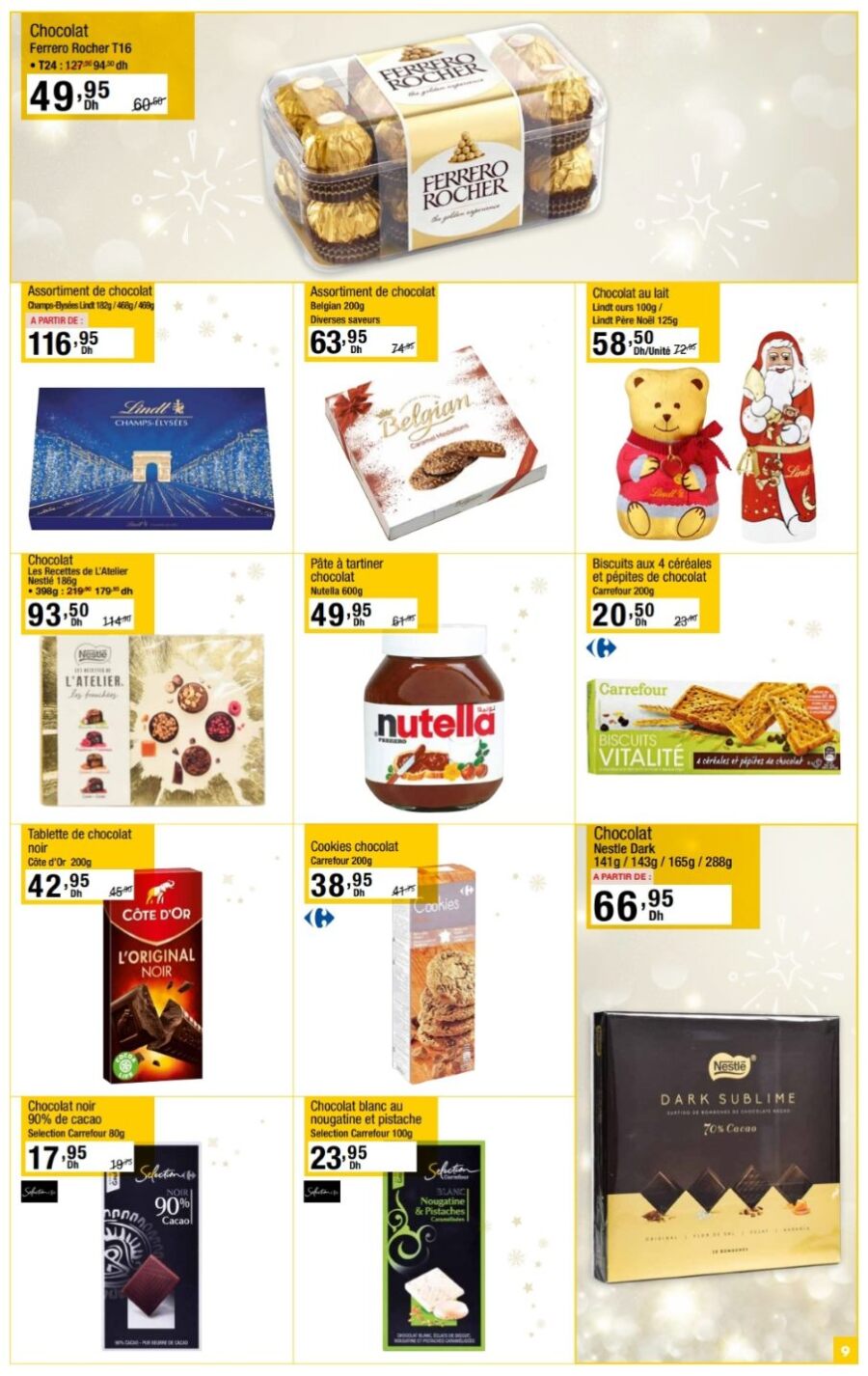 Catalogue Carrefour Gourmet Maroc Vos réceptions gourmet du 15 au 31 décembre 2022