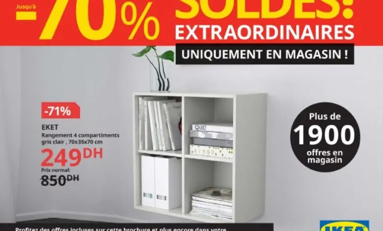 Catalogue Ikea Maroc Soldes EXTRA du 1 décembre au 4 janvier 2023