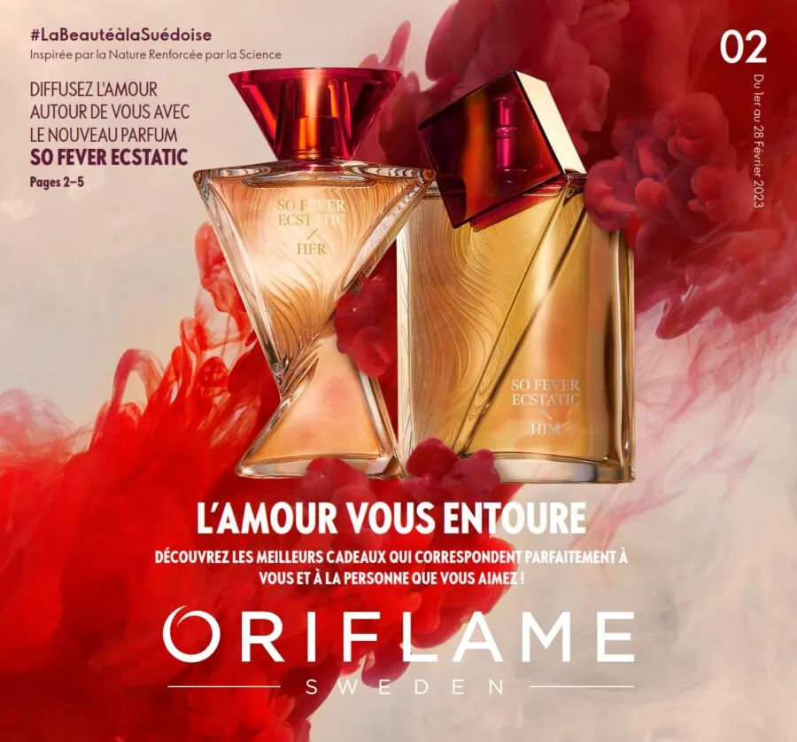 Catalogue Oriflame Maroc L'amour vous entoure édition Février 2023