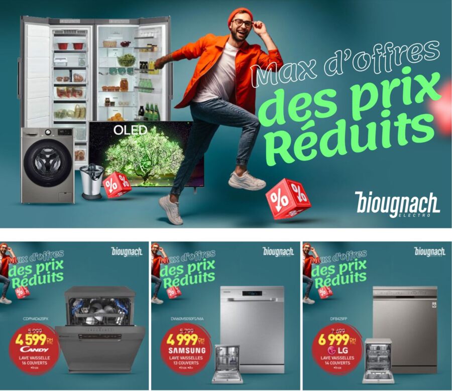 Catalogue Promotionnel Biougnach Electro MAX d'offre des prix réduits