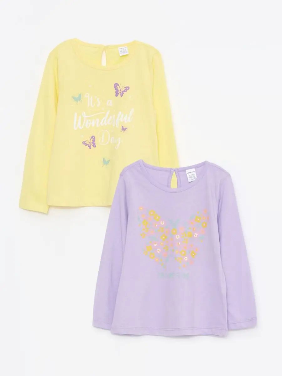 Soldes LC Waikiki Maroc 2 T-shirts pour bébé fille 90Dhs au lieu de 129Dhs