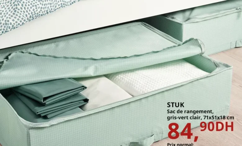 Soldes Ikea Maroc Sac de rangement STUK 84Dhs au lieu de 139Dhs