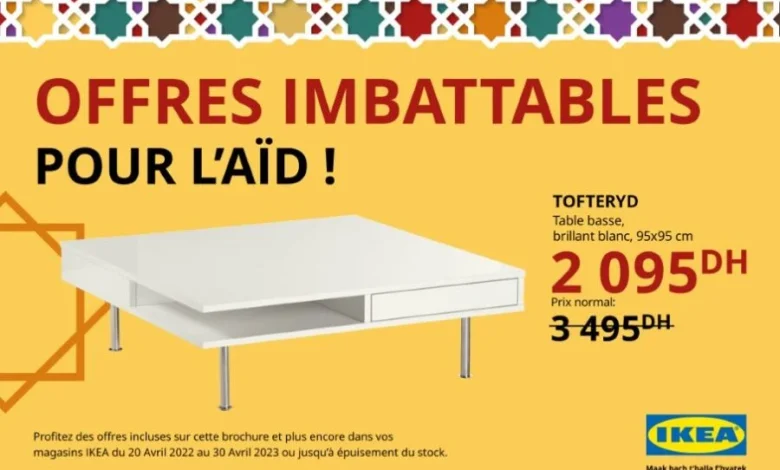 Catalogue Ikea Maroc Offres imbattables de L'AID du 20 au 30 avril 2023