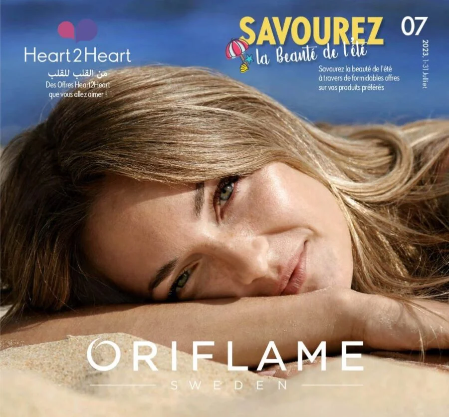 Oriflame Maroc Savourez la beauté de l'été Campagne Juillet 2023