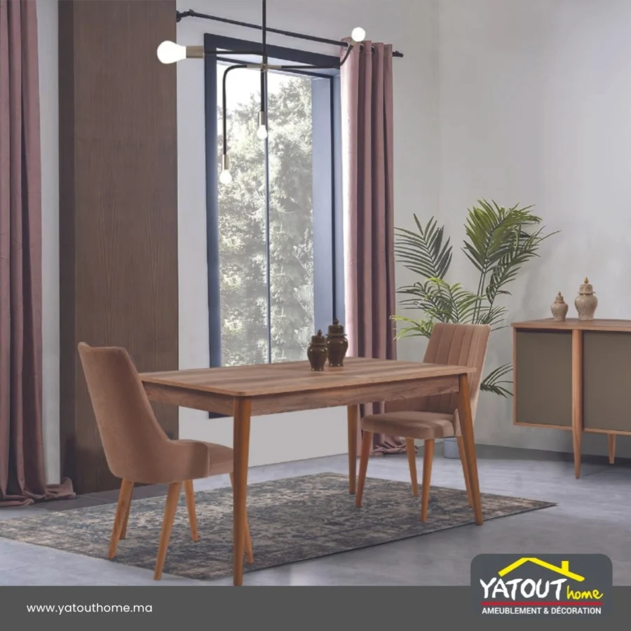 Soldes Yatout Home Table extensible LISBON 3490Dhs au lieu de 4490Dhs