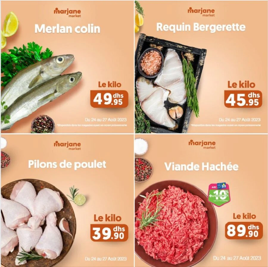 Offres du Week-end chez Marjane Market valable jusqu'au 27 Août 2023