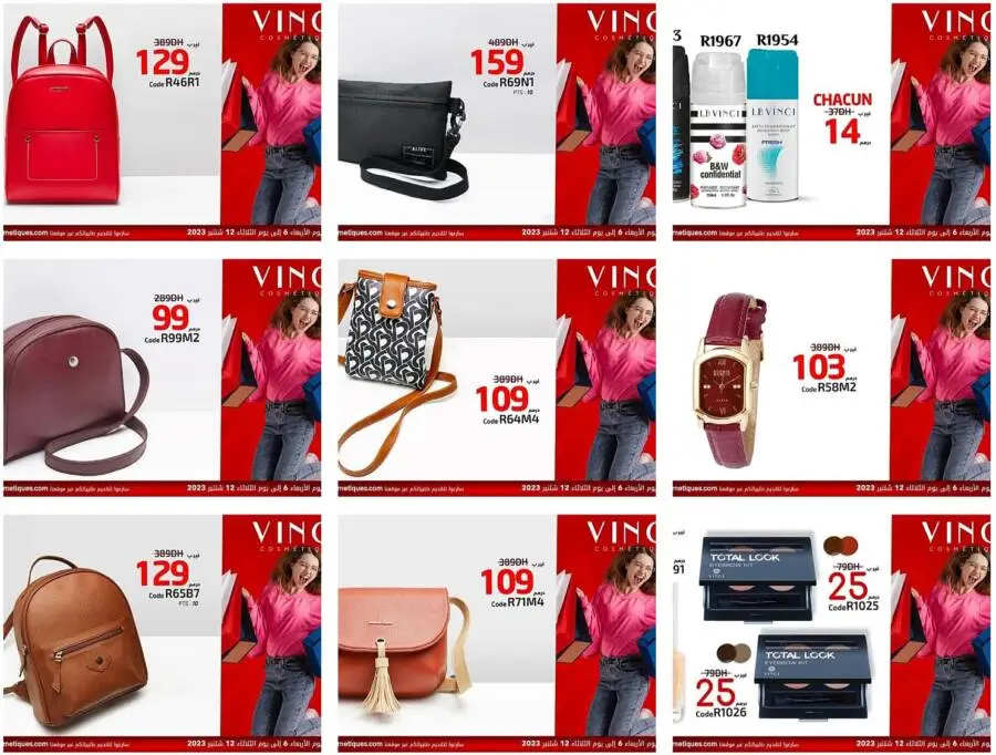 Offres Spéciales Vinci Maroc valable du 6 au 12 Septembre 2023