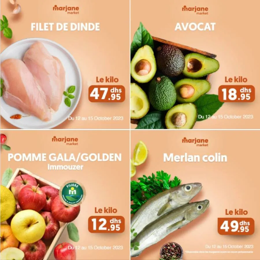 Offres du Week-end Marjane Market jusqu'au 15 octobre