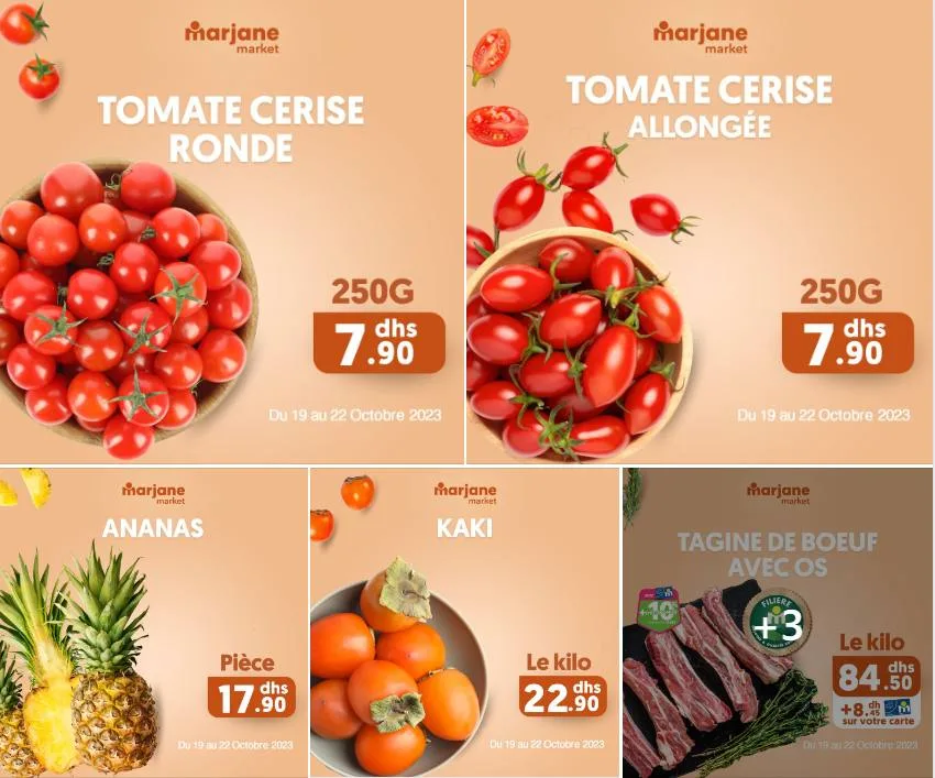Offres du Week-end chez Marjane Market valable jusqu'au 22 octobre 2023