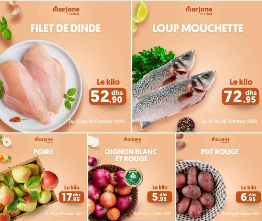 Marjane Market valable jusqu'au 8 octobre 2023