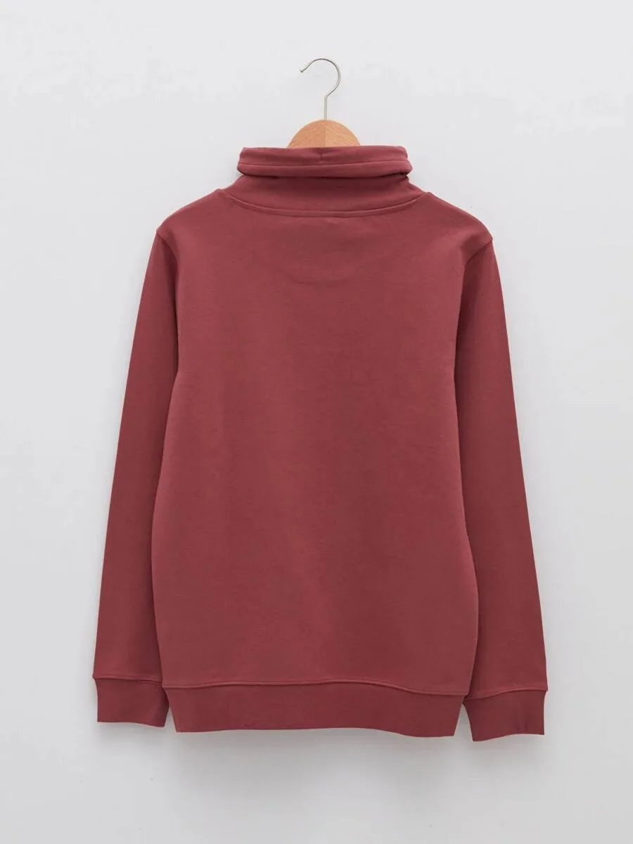 Sweat-shirt imprimé à manches longues pour hommes