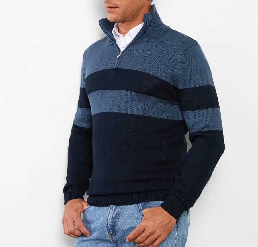 Pull Classic MARINE pour homme