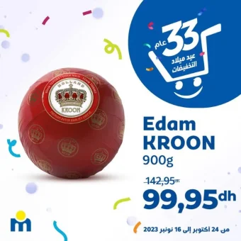 Fromage Edam KROON 900g