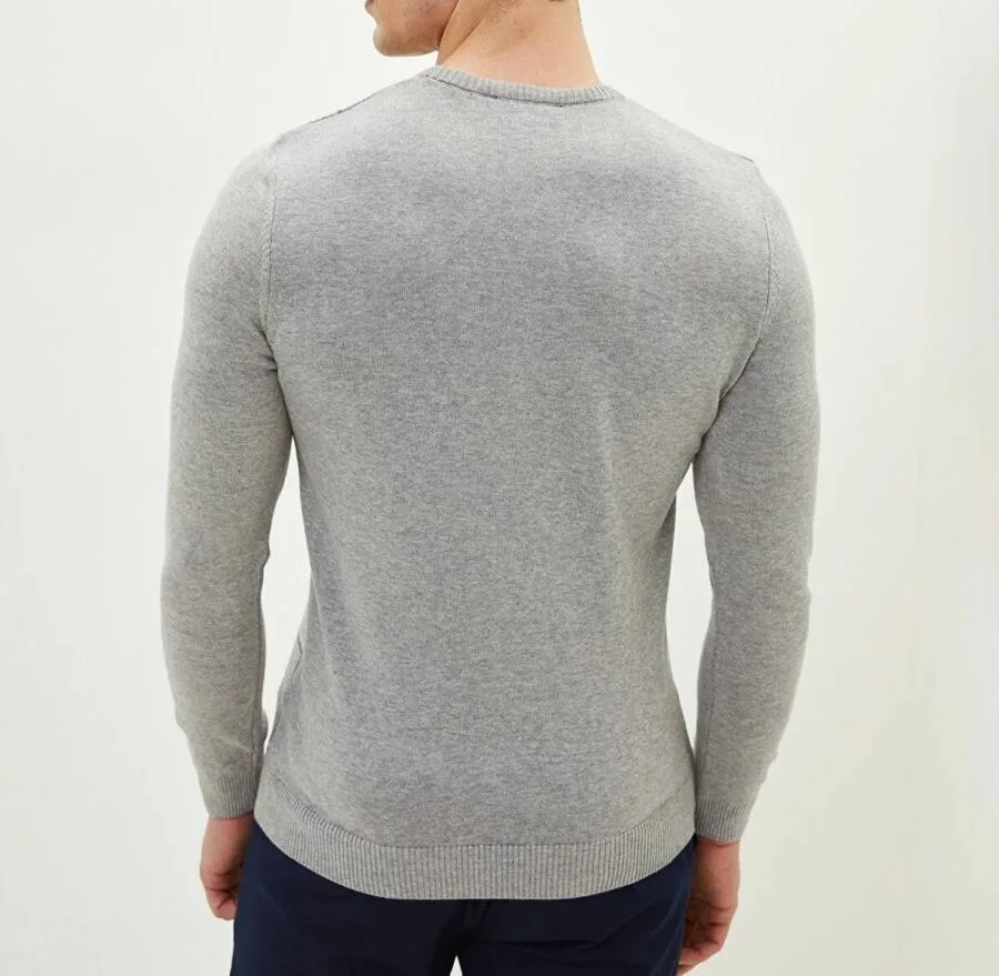 Pull RODEO gris pour homme