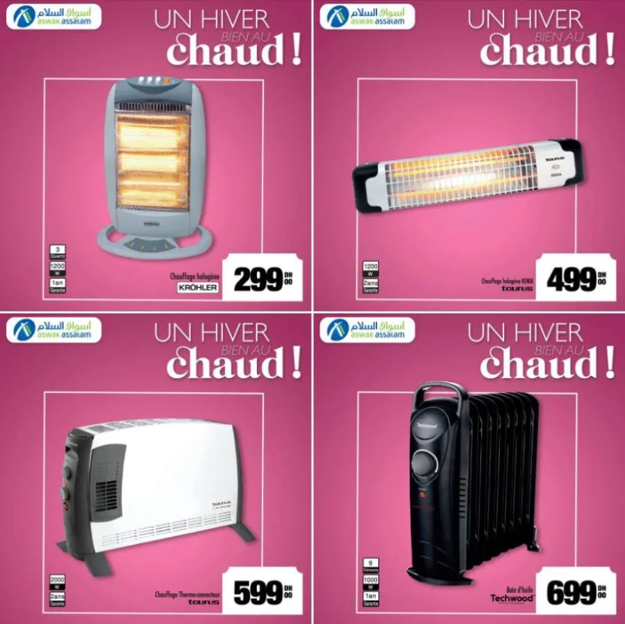 Préparez-vous pour l'hiver avec notre sélection de chauffages