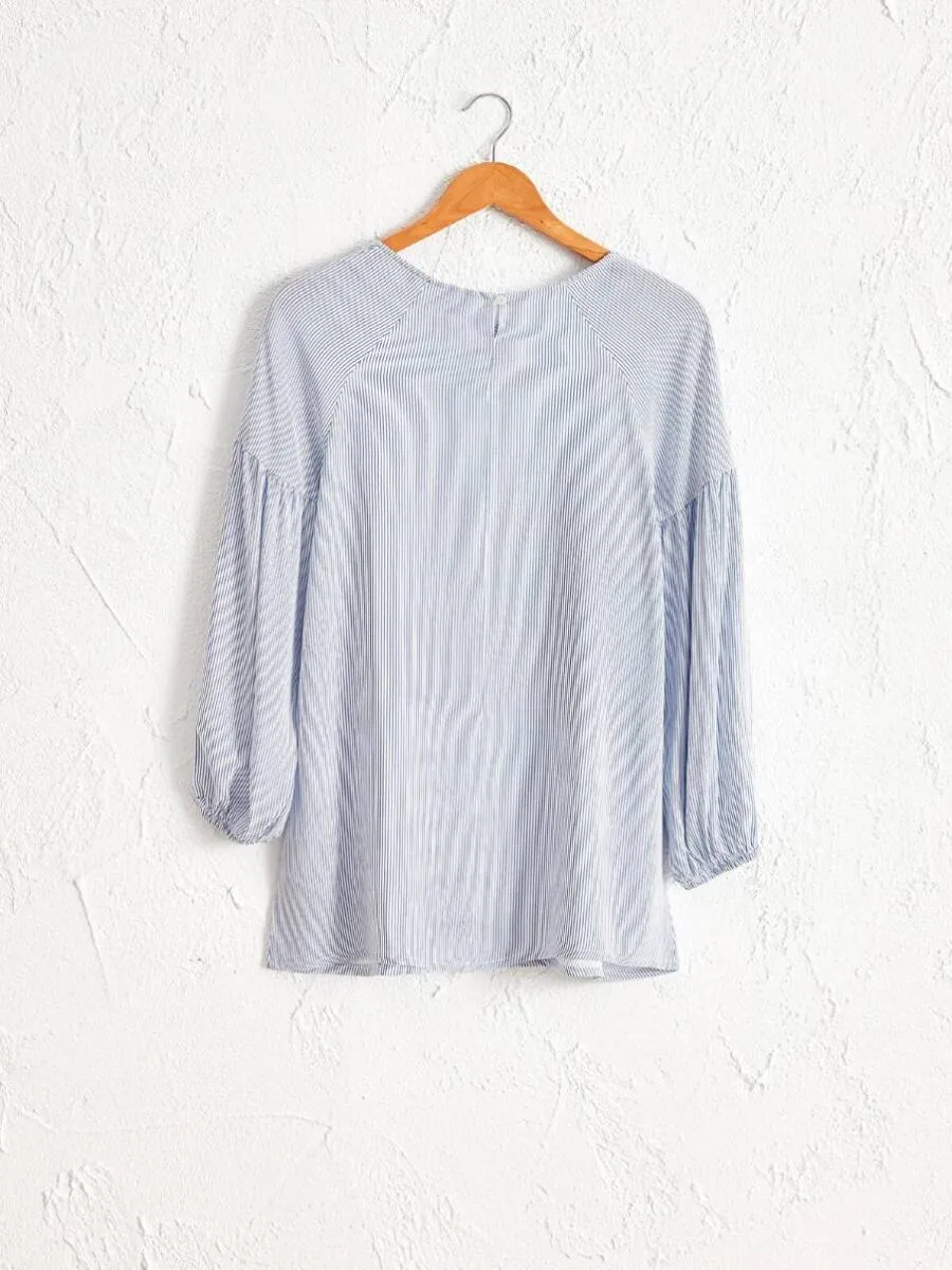 Chemisier de maternité en viscose à motifs