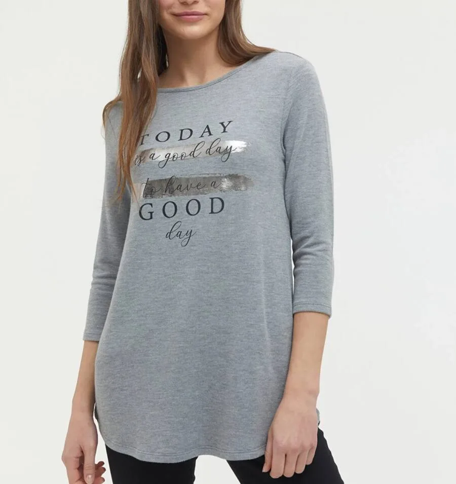 T-shirt Classic gris pour femme