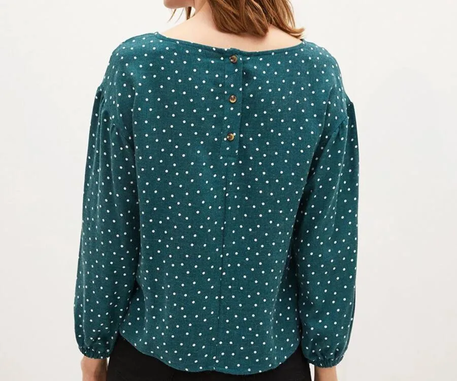 Blouse GREEN PRINTED pour femme