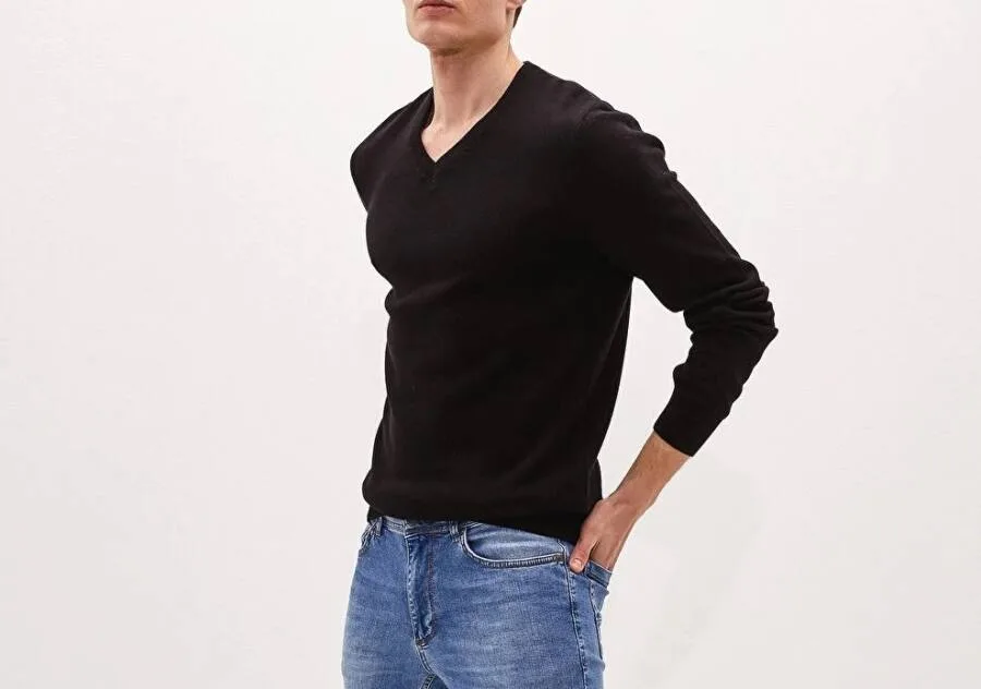 Pull Basic NOIR pour homme