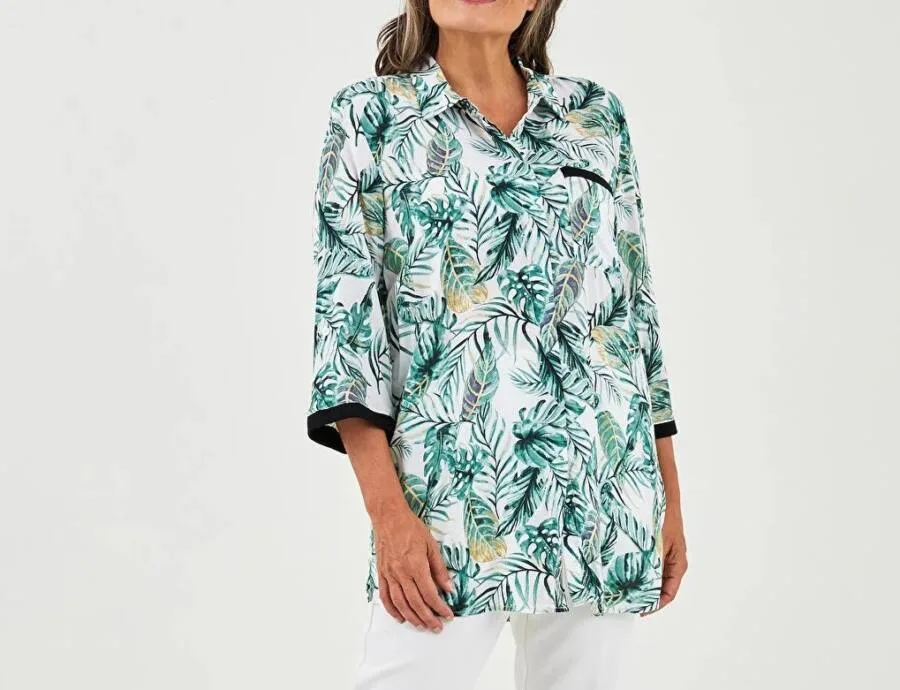 Chemise GREEN PRINTED pour femme