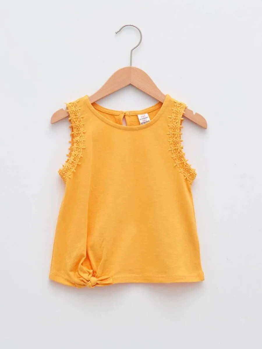 Débardeur basique coton bébé fille