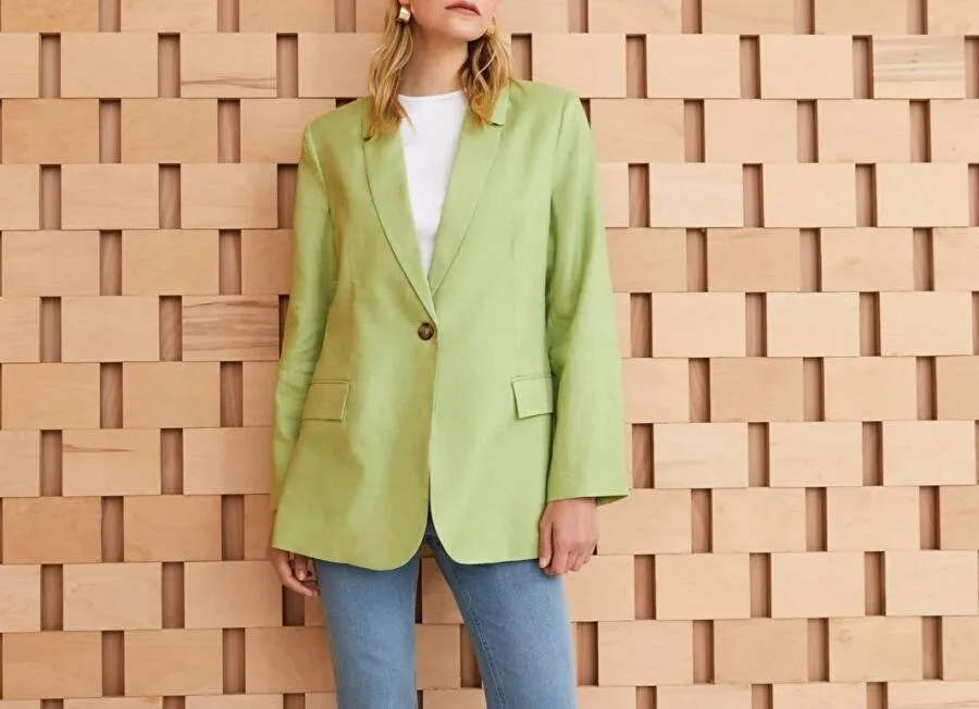 Veste blazer Modest VERT pour femme