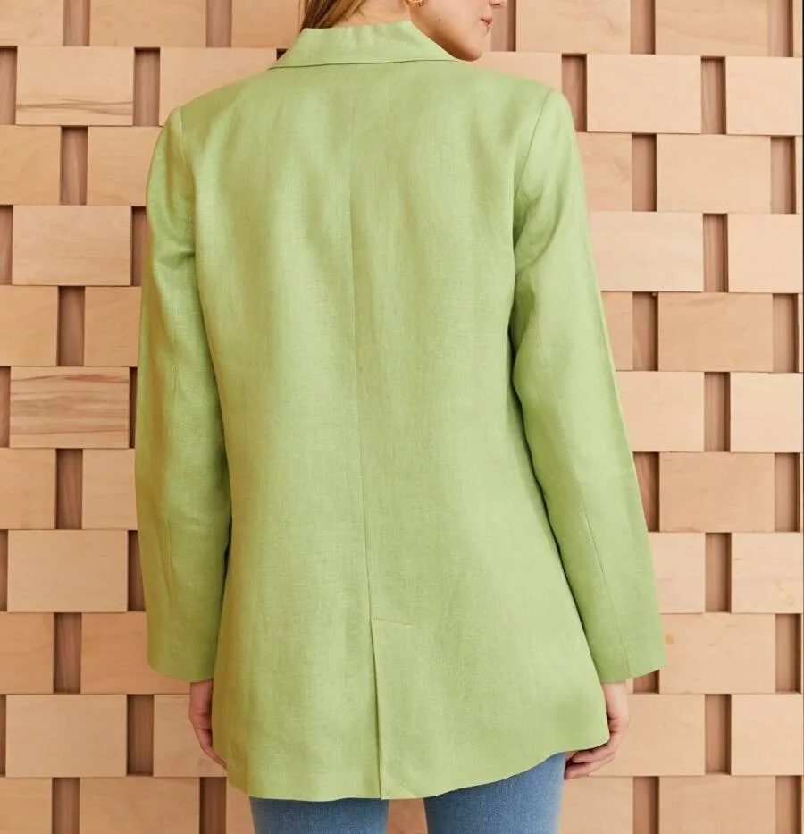 Veste blazer Modest VERT pour femme