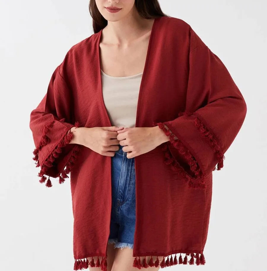 Kimono ROUGE pour femme