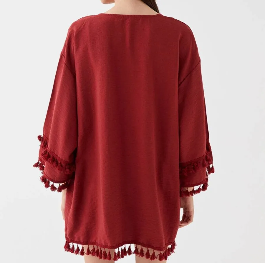 Kimono ROUGE pour femme