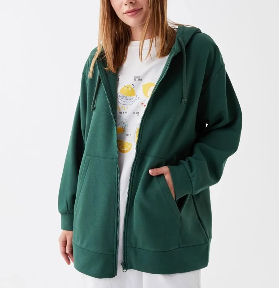 Survêtement cardigan Modest VERT