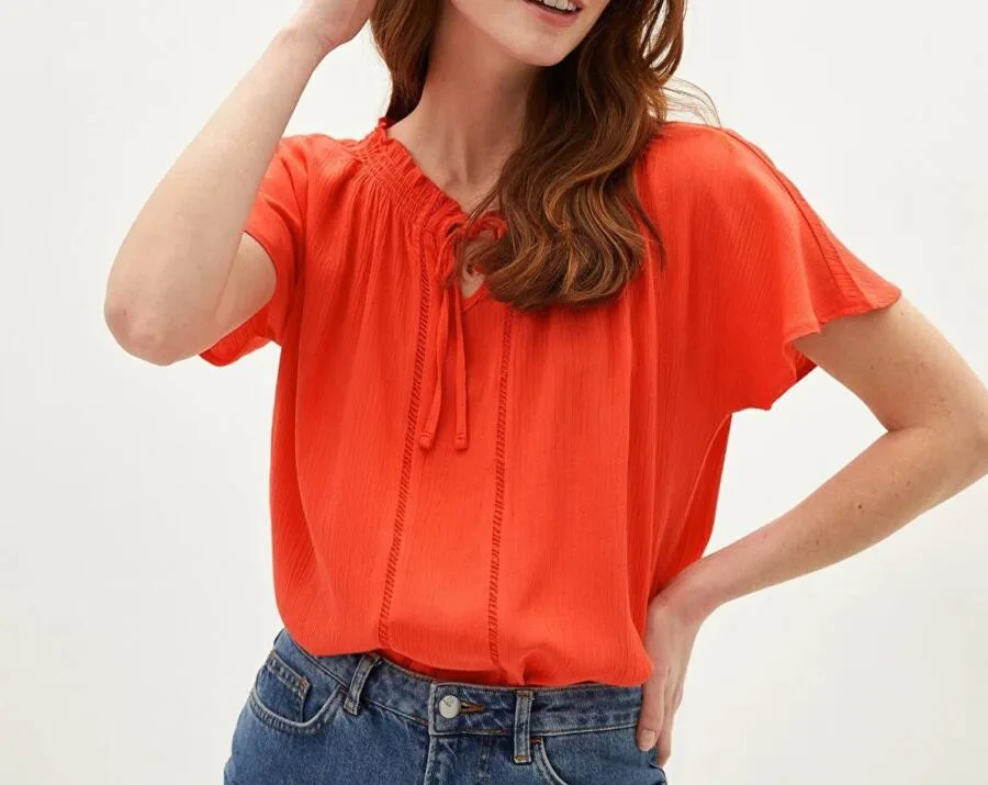 Blouse Classic ROUGE femme