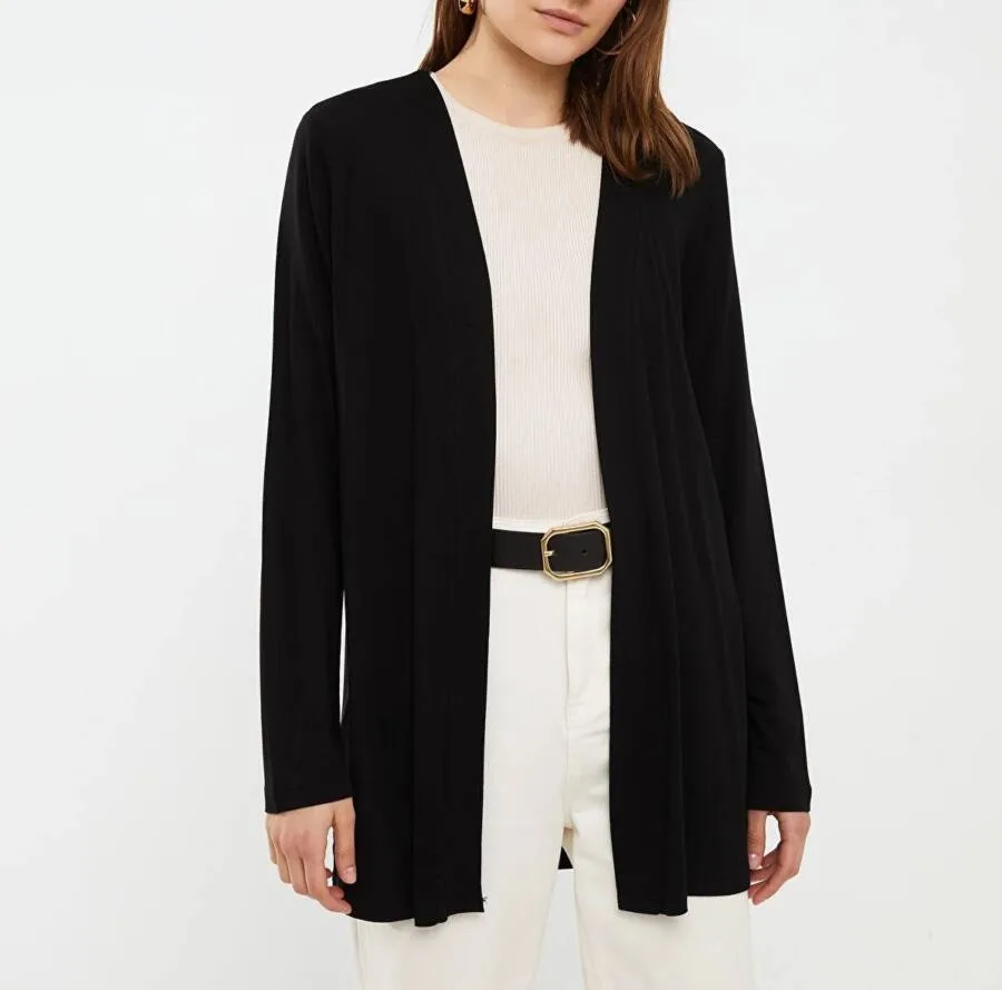 Cardigan Basic NOIR pour femmes