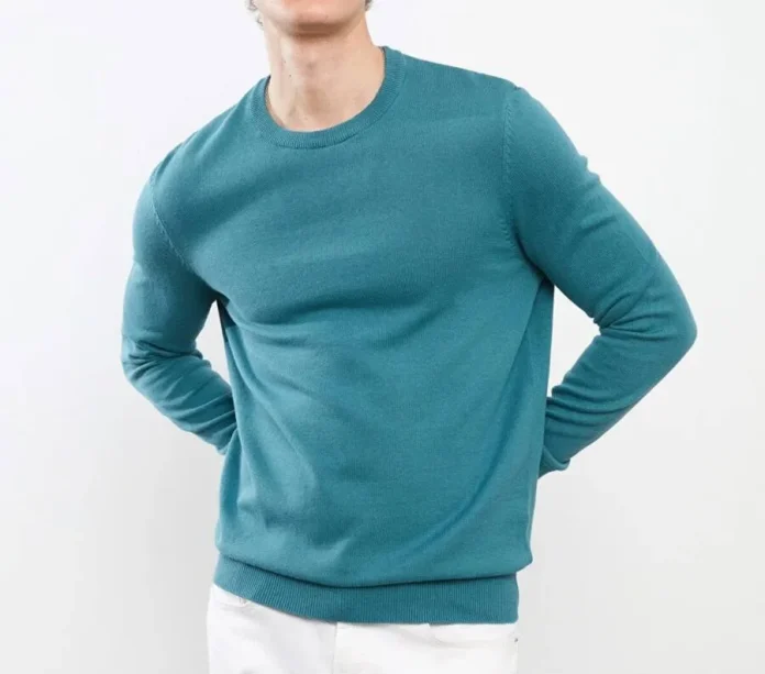 Pull TURQUOISE pour homme