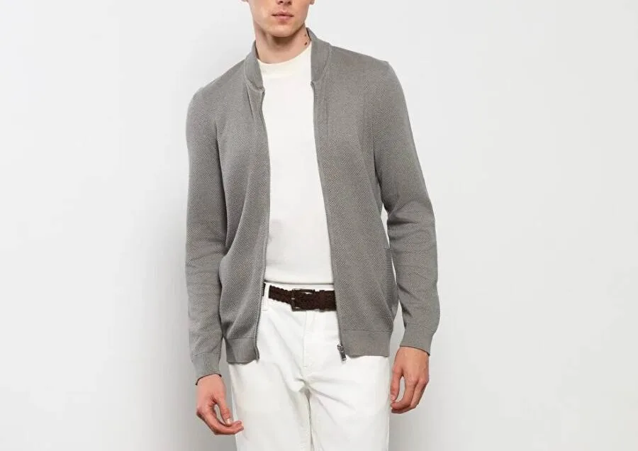 Cardigan Classic gris