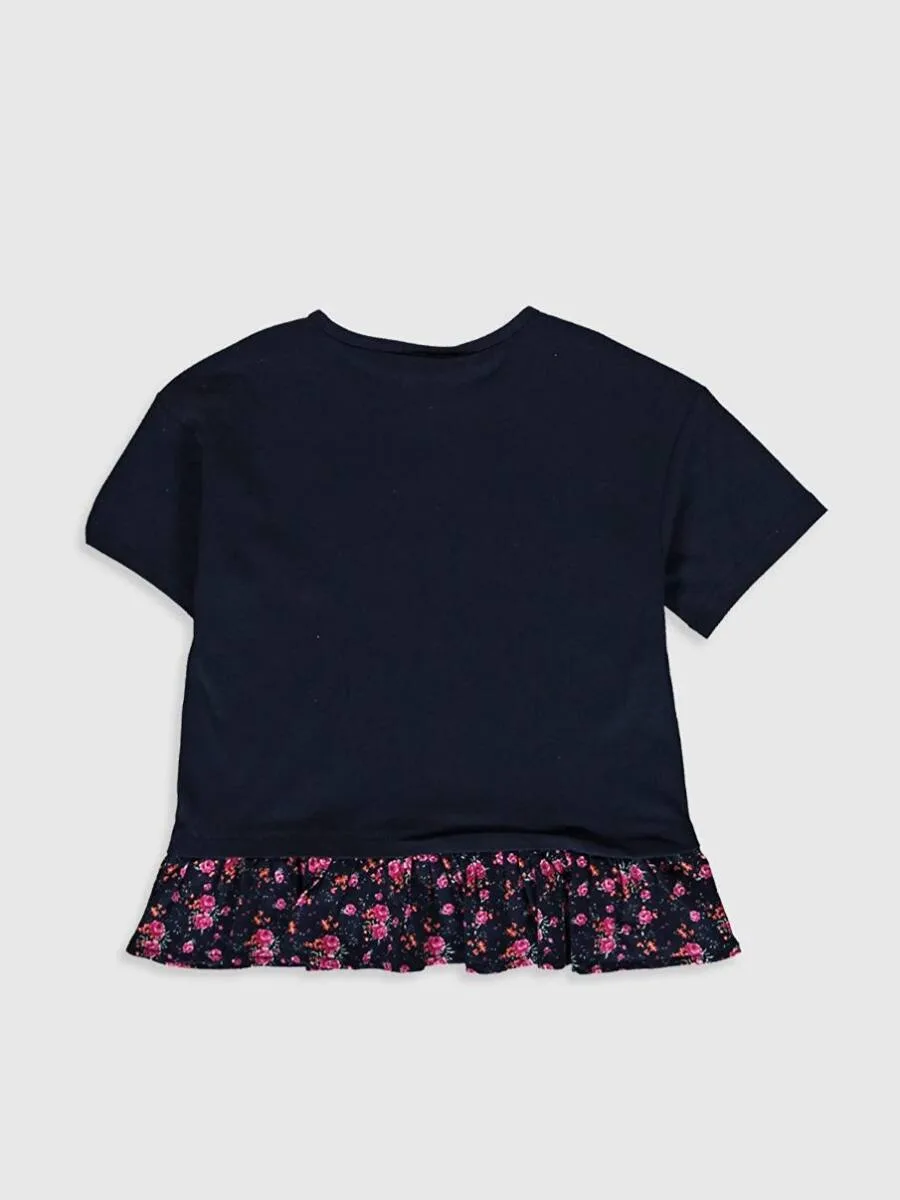 T-shirt en coton imprimé enfant fille