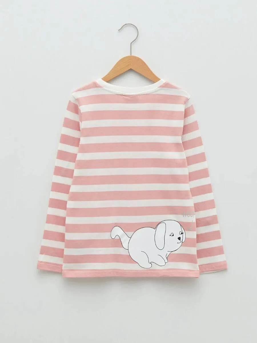 T-shirt rose pour fille