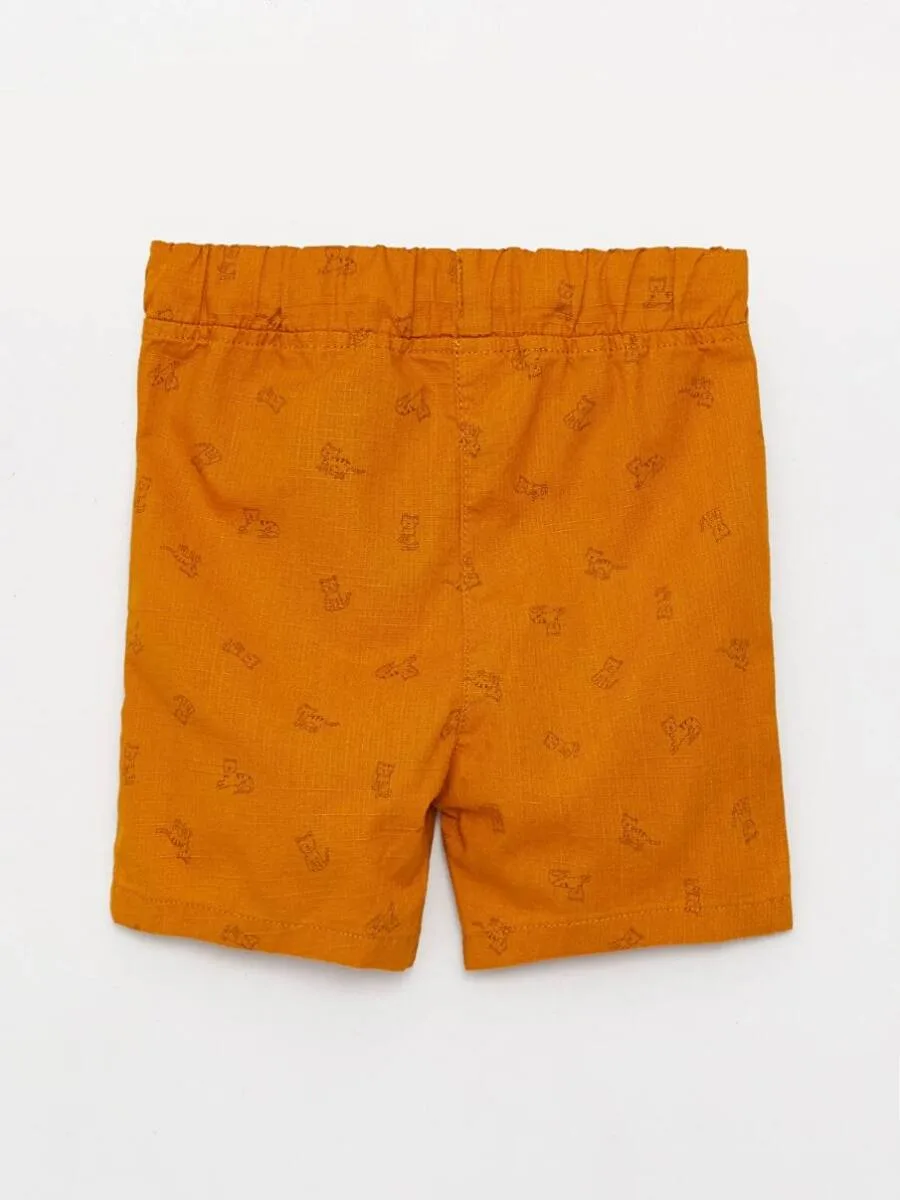 Shorts jaune pour bébé garçon