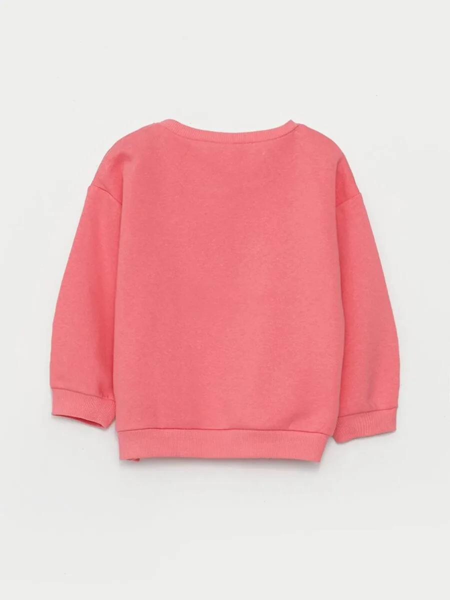 Sweat-shirt rose pour bébé