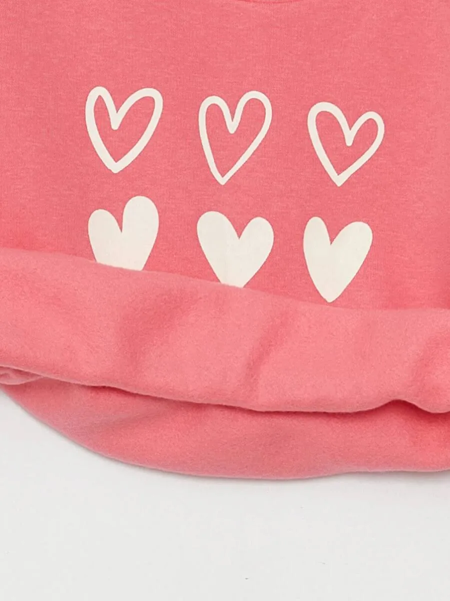 Sweat-shirt rose pour bébé