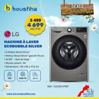 Machine à laver EcoBubbler LG 7KG
