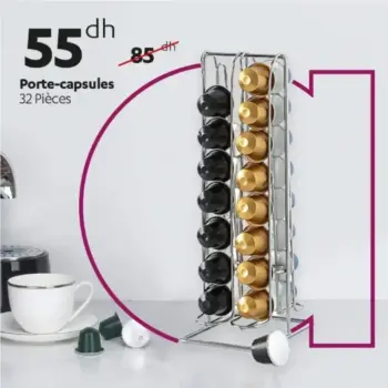 Offres promotionnelles chez Alpha55 Porte-capsules 32 pièces