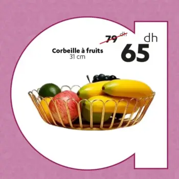 Corbeille à fruits 31cm