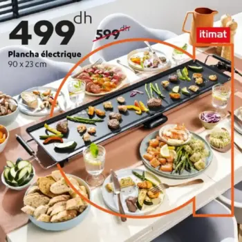 Plancha électrique 90x23cm Itimat