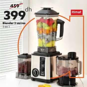 Blender 3 verres 3en1 ITIMAT