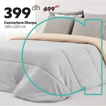 Couverture Sherpa 240x220cm